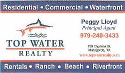 Top Water Realty, Matagorda, Texas